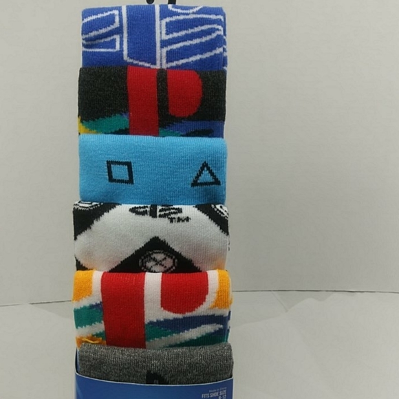 Playstation Men Casual Crew Socks 6 pair - Picture 6 of 6